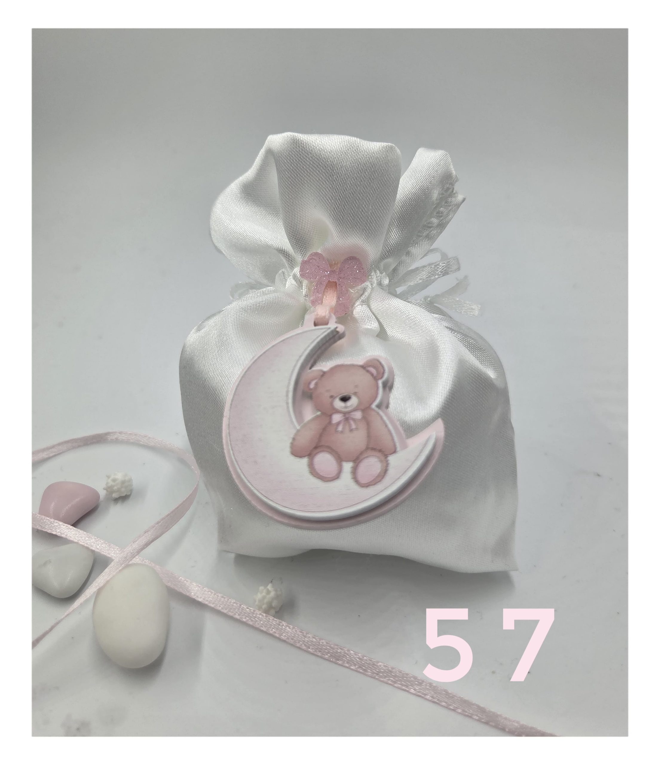 Sacchettino con applicazione orsetto